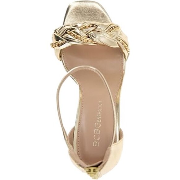 BCBGeneration Womens Faux Leather Ankle Strap Heels - Picture 2 of 3